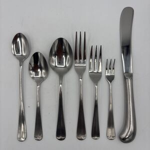 Vintage Barclay Geneva OYSTER BAY Stainless Flatware - 21 PC Lot -Service For 3